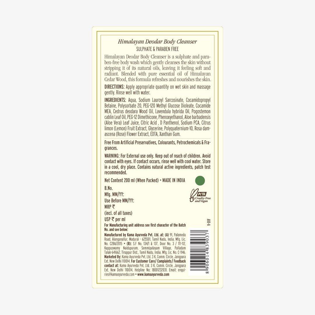 Himalayan Deodar Body Cleanser