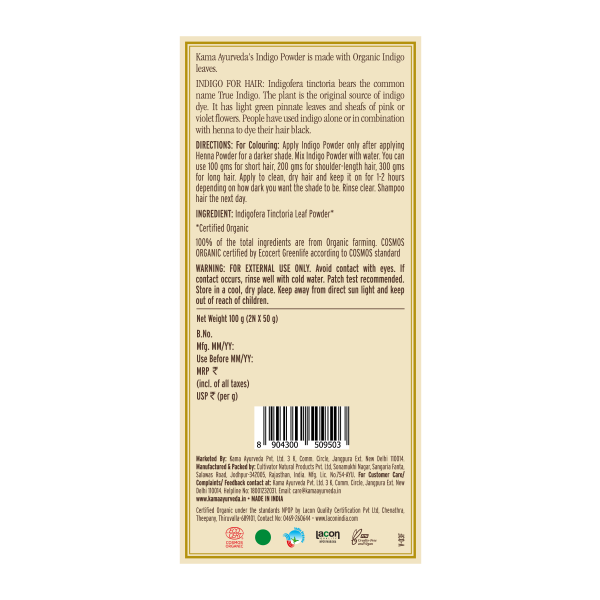 Organic Indigo Powder