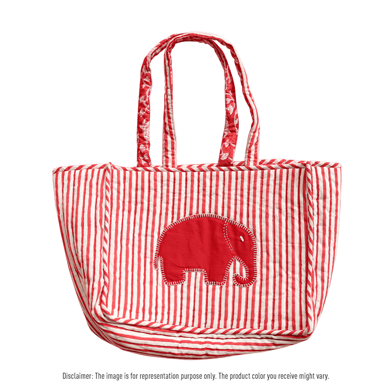 Kama Ayurveda X PDKF Elephant Tote