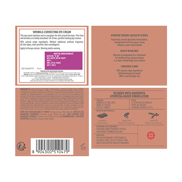 Amarrupa Wrinkle-Correcting Eye Cream 