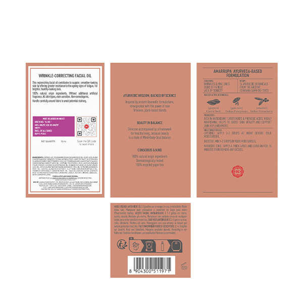 Amarrupa Wrinkle-Correcting Facial Oil