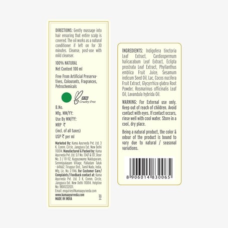 Bringadi Thailam Intensive Hair Treatment