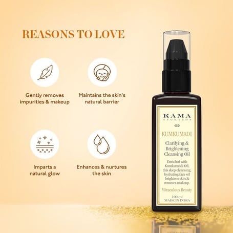 Kumkumadi Clarifying & Brightening Cleansing Oil