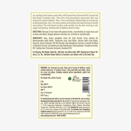 Kokum And Almond Body Butter