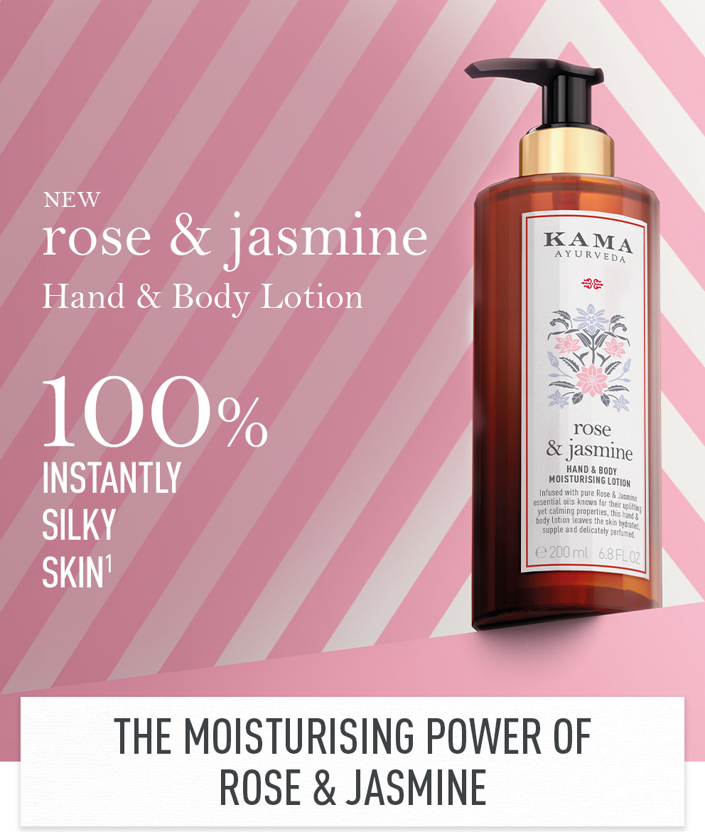 Buy Rose & Jasmine Hand & Body Lotion | Kama Ayurveda