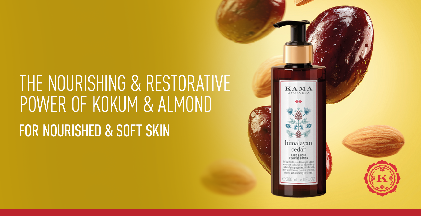 Buy Kokum Almond Hand & Body Lotion | Kama Ayurveda