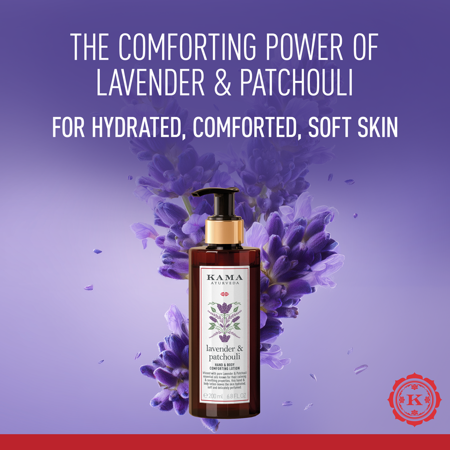 Buy Lavender & Patchouli Hand & Body Lotion | Kama Ayurveda