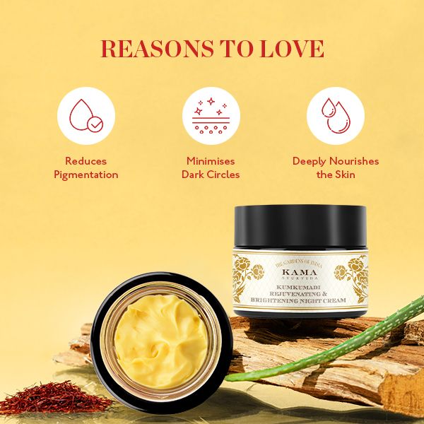 Rejuvenating and Brightening Ayurvedic Night Cream for Youthful