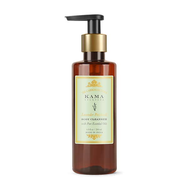 Lavender Patchouli Body Cleanser For Dry Damaged Skin Kama