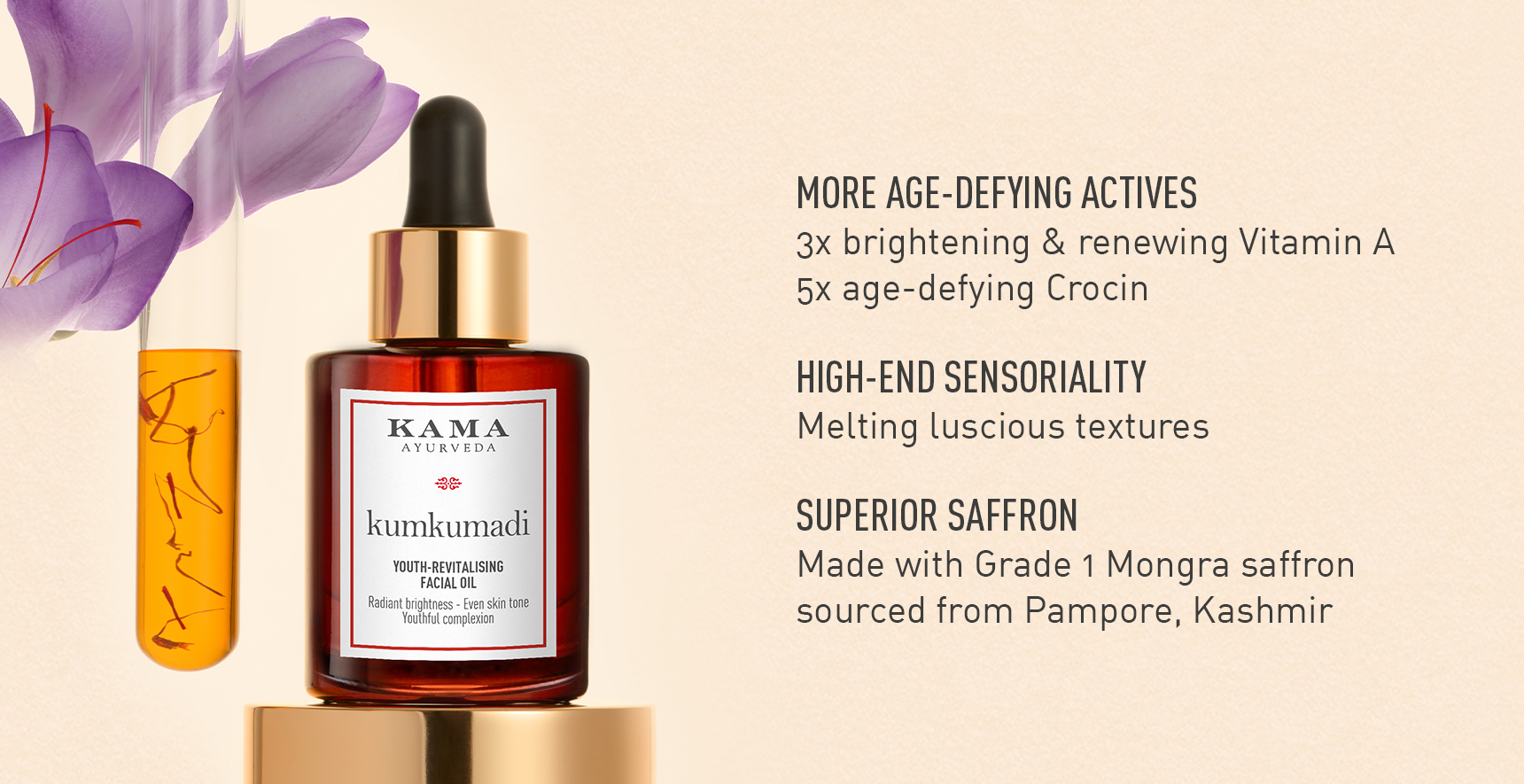 Kama Ayurveda Kumkumadi Youth-Revistalising Facial Oil
