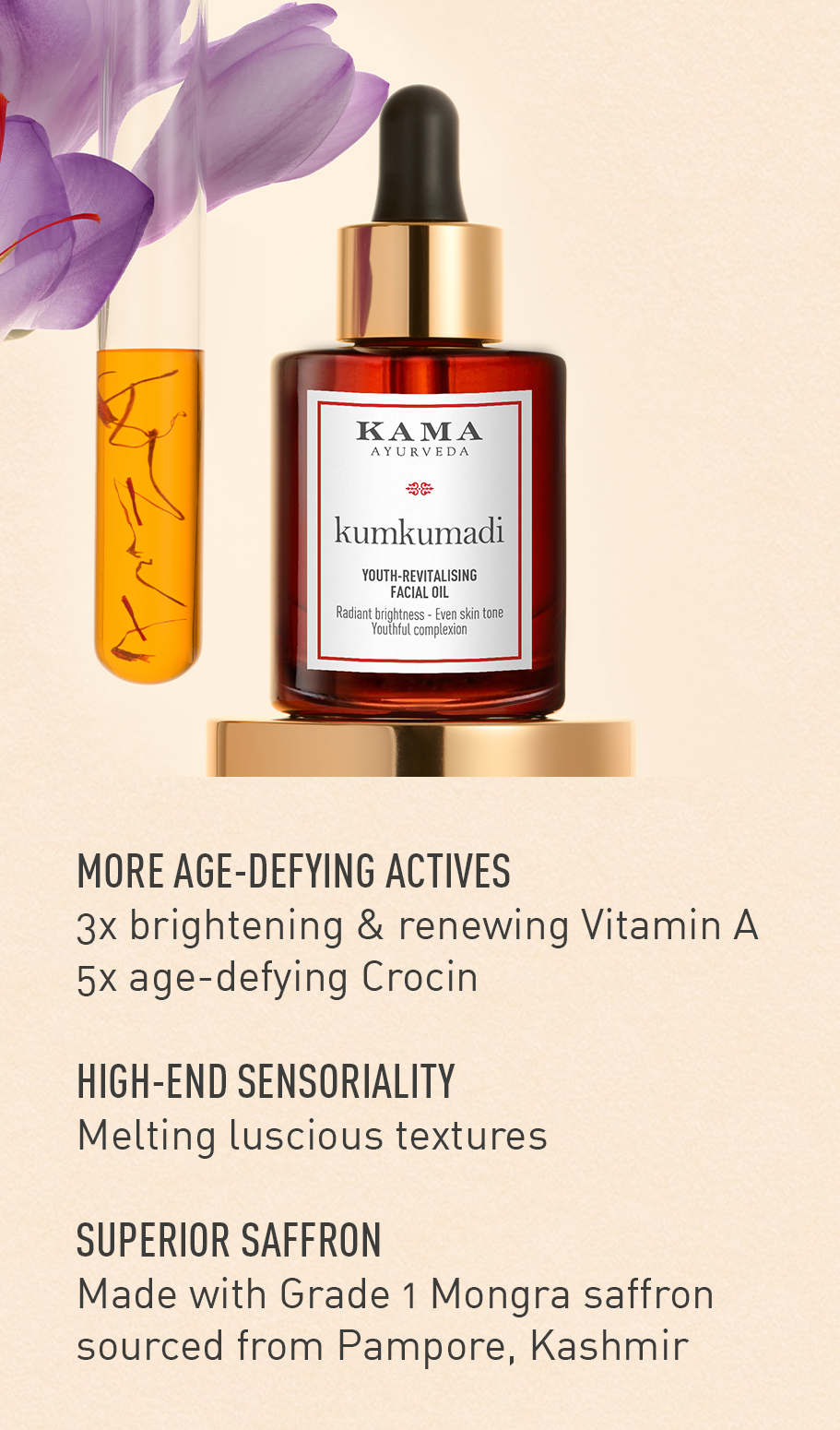 Kama Ayurveda Kumkumadi Youth-Revistalising Facial Oil