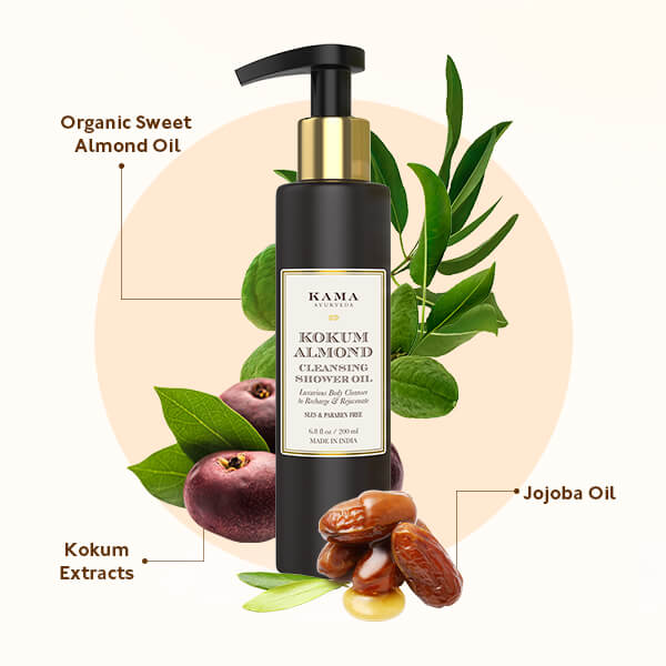 Kokum Almond Cleansing Shower Oil