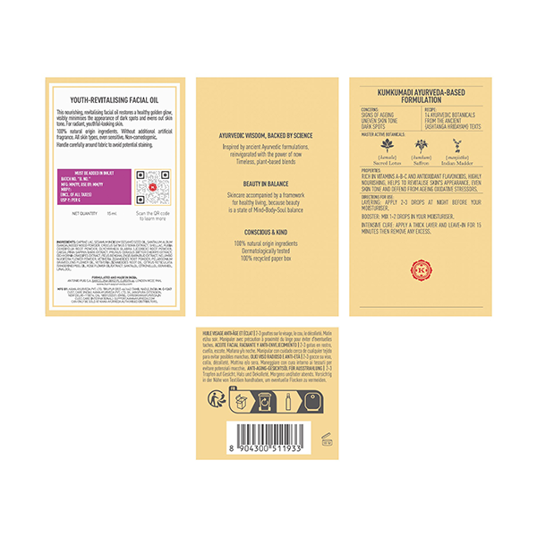 Kumkumadi Youth-Revitalising Facial Oil 