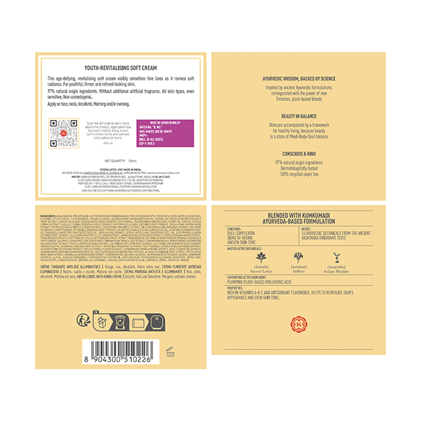 Kumkumadi Youth-Revitalising Soft Cream